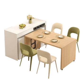 Solid wood slate kitchen island and dining table