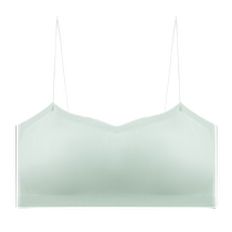Thin shoulder strap camisole beautiful back underwear for women summer thin style with breast pad fixed cup seamless bra for inner wear and outer wear