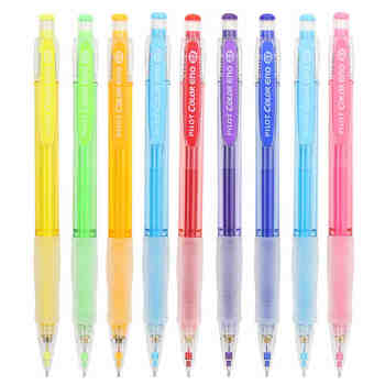 Erasable colored mechanical pencils pilot