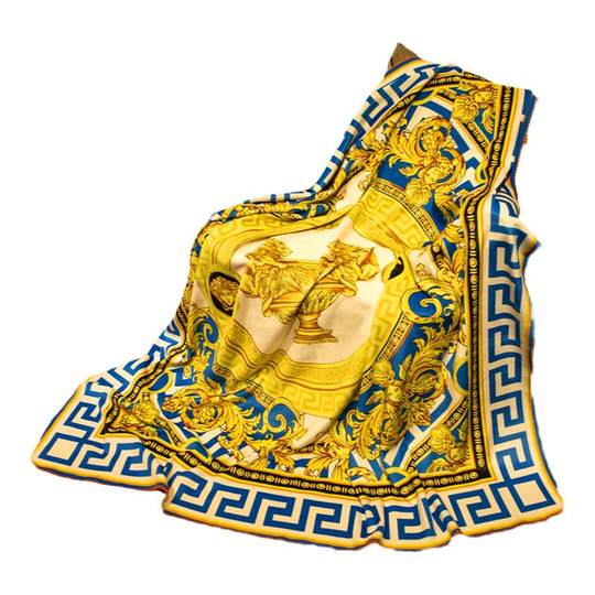 Manta de felpa de zorro brocado de estilo americano de alta gama, habitación modelo villa