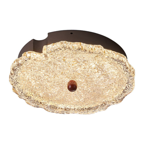 Pasha light luxury style bedroom ceiling lamp
