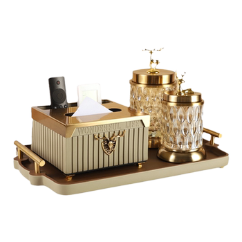 Coffee table napkin storage box model room desktop household use