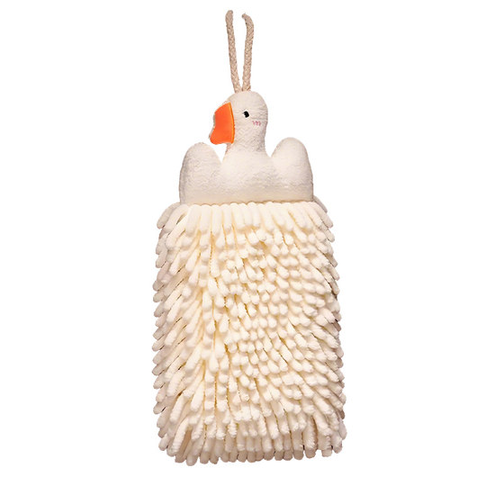 雪尼尔擦手球挂式超强吸水加厚擦手巾儿童抹手毛巾可爱卫生间厨房