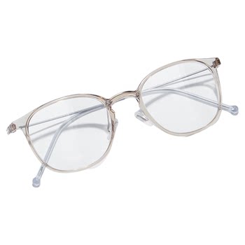 Myopia glasses are light and unsightly, classic and versatile, non-faced, white