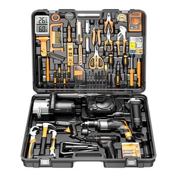 Cormax home electric drill electric hand tool set hardware electrician special maintenance multi-function tool box woodworking