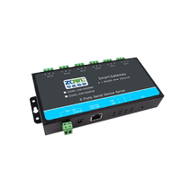 Communication isolation active polling serial port server 6-channel RS485 to Ethernet module Modbus gateway to JSON secondary development MQTT programmable HTTP serial port to network port worker