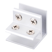 Tile flower pot buckle aluminum alloy cross fish tank glass reinforcement vegetable pond flower box planting box accessories fixed clip