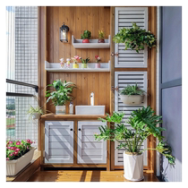 Liangcheng Wood Anticorrosive Wood Balcony Outdoor Terrace Floor Renovation Ceiling Solid Wood Wall Sauna Panel Wall Skirt Decoration