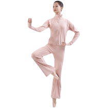 Platinum House Dance Suit Warm Duvet Sports Adult Female Blouse High Waist Long Pants Dance Practice 121120046