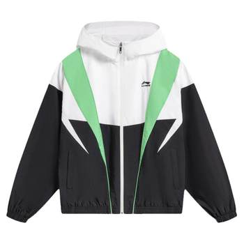 Li Ning Jacket 2024 Spring New Product Sports Lifestyle Series Men's Water-Repellent Loose Sports Windbreaker AFDU033