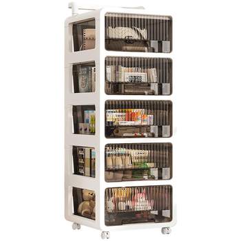 Extra large storage cabinet household cart storage rack movable storage rack living room drawer plastic snack cabinet
