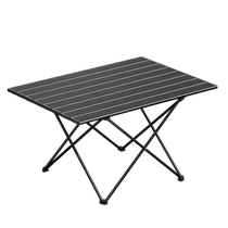 Outdoor folding table aluminum picnic table and chairs portable outdoor camping egg roll table equipment set 421