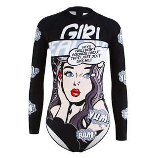 Женский солнцезащитный купальник с длинными рукавами для серфинга