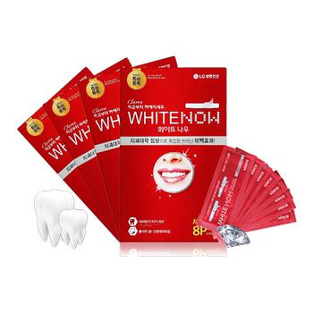 Patty hou's same style of whitening teeth strips to remove yellow teeth