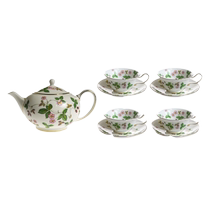 Japan direct mail WEDGWOOD wild strawberry afternoon tea tea set bone china coffee cup and saucer high-end and exquisite