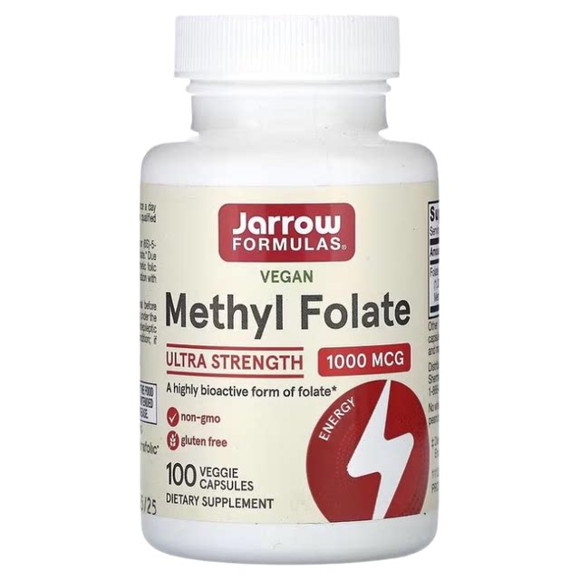 Jarrow Formula Jarrow Methyl Folate ຮັກສາສຸຂະພາບຂອງເສັ້ນເລືອດໃນເສັ້ນເລືອດ ໂພຊະນາການເສີມການເຜົາຜະຫລານອາຫານທີ່ມີສຸຂະພາບດີ