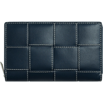 BOTTEGA VENETA Bottega Veneta 2024 new mens CASSETTE wraparound zipper wallet bv wallet