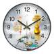 Wall clock simple and elegant home living room decoration Fulu Wufu Linmen punch-free clock wall watch quartz clock