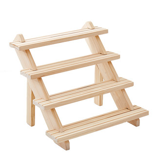 Solid wood ladder display table jewelry display rack