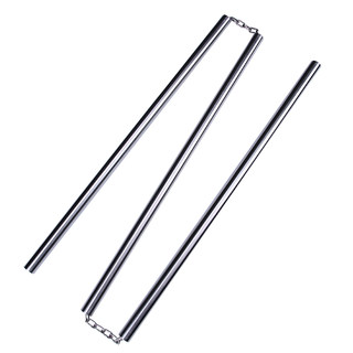 Stainless steel three-section stick martial arts three-section whip traditional martial arts practice training performance three-section stick actual Shaolin Kungfu