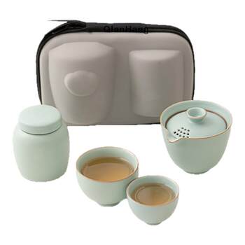 Qianhang ruyao travel tea set portable