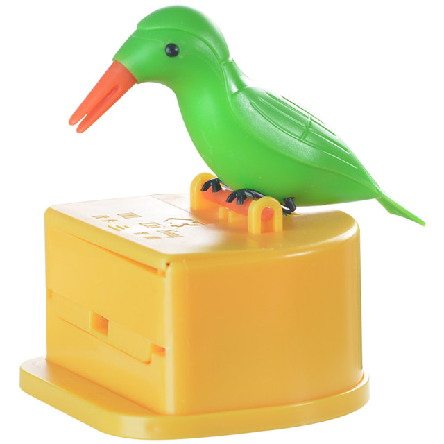 Internet celebrity smart toothpick box automatic cartoon bird