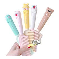 Cute cartoon comb for children girls and ladies special long hair anti-static comb for straight hair baby household wide-tooth comb
