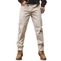 Jay Leno American retro work pants mens loose straight autumn trendy brand simple and versatile mens casual trousers