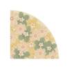 Leather material wipeable no-wash floor mat