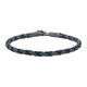 Türkiye simple retro black 99 sterling silver bracelet men