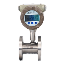 Smart turbine flow meter water liquid diesel gasoline DN25 50 flow meter electronic digital display flow meter