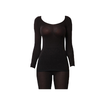 Japans 37-degree constant temperature thermal underwear for women ultra-thin tight-fitting winter self-heating bottoming shirt autumn clothes and long pants