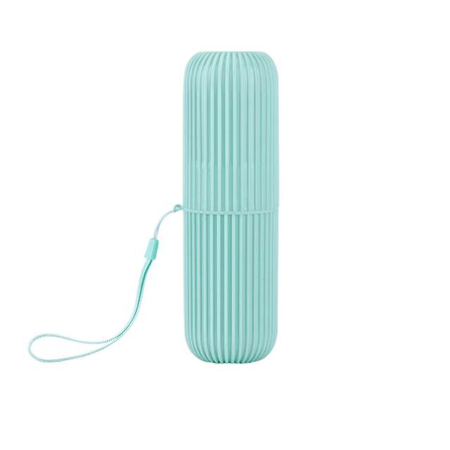 Portable travel home toothbrush washing storage box