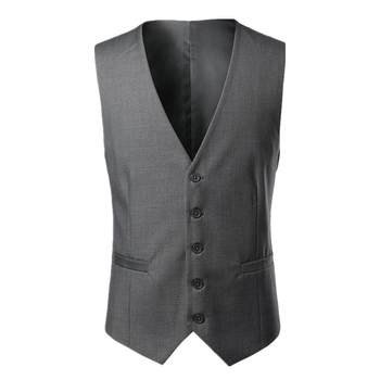 ຊຸດຜູ້ຊາຍ vest vest ສະບັບພາສາເກົາຫຼີ trendy slim ທຸລະກິດຢ່າງເປັນທາງການ dress ບາງ groomsman ສາມັກຄີ wedding dress ອ້າຍ outfit