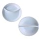 Imitation porcelain melamine double grid dish two grid bowl fried noodles