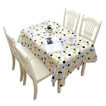 Table cloth waterproof and oil-proof plastic living room tea table Table cloth waterproof and oil-proof plastic living room tea table
