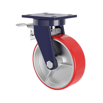 Super heavy-duty casters 4 inches 5 inches 6 inches 8 inches 10 inches 12 inches iron core polyurethane casters load-bearing wheels