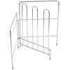 Kitchen 304 stainless steel folding rag rack countertop dishcloth towel drying storage sink cleaning supplies rack