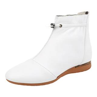 Flat heel versatile casual style white soft sole spring and autumn boots