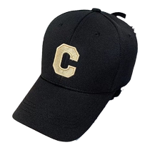 C letter baseball hat womens spring and summer Korean version ins trend all-match casual peaked hat hard top three-dimensional sun protection hat