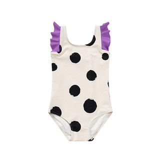 happynocnoc knocks happy children's swimsuit summer girl fashion foreign style swimsuit one-piece sunscreen quick-drying