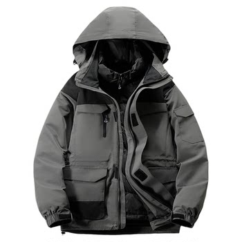 Hipanda Hello Panda 3-in-1 Waterproof and Windproof down Jacket for Men and Women, Detachable Coat, Winter 2025