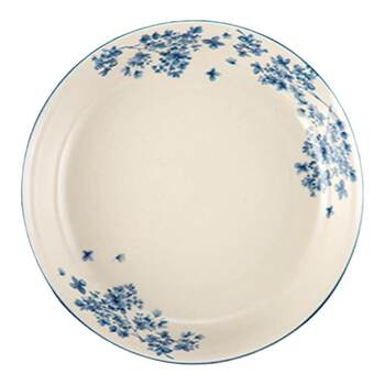 Shuojia chinese ceramic bowls and plates blue and white porcelain tableware