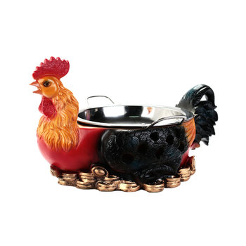 Dry ice dry ice creative internet celebrity seafood hotpot tableware