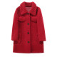 Chic sheep shears loose slimming new jacket for women