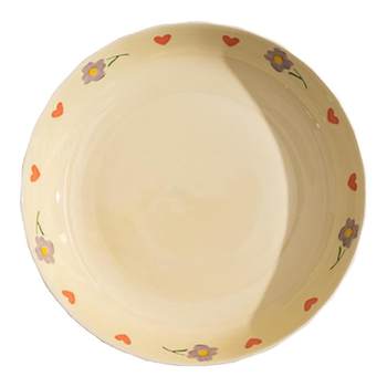 High-value and beautiful butter style deep plate tableware