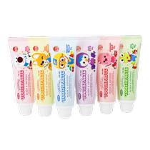 (indépendants) Pop Music Children Toothpaste 6-12-year-old baby with fluorine-proof tooth dent 0-3 years old