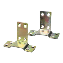 Thickened bed support bed hinge seven-character hanging buckle bed plug-in bed hinge wooden square support bed beam support hardware link piece