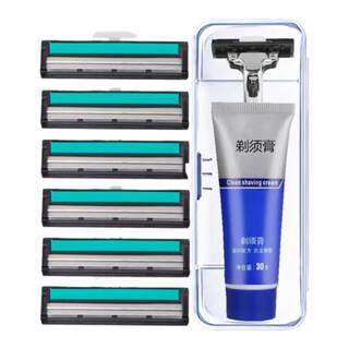 Manual razor double care beard razor