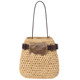 MissSixty raffia shoulder bag